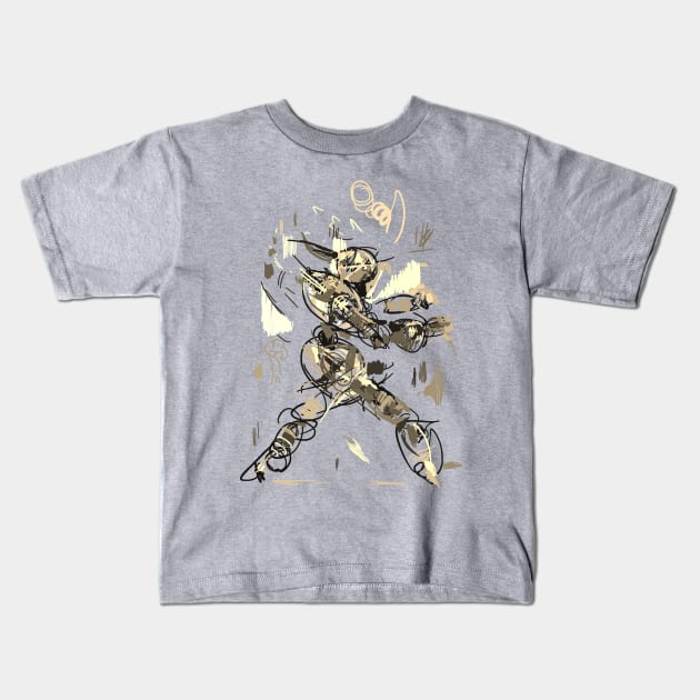 Abstract Robot Kids T-Shirt by Nikokosmos